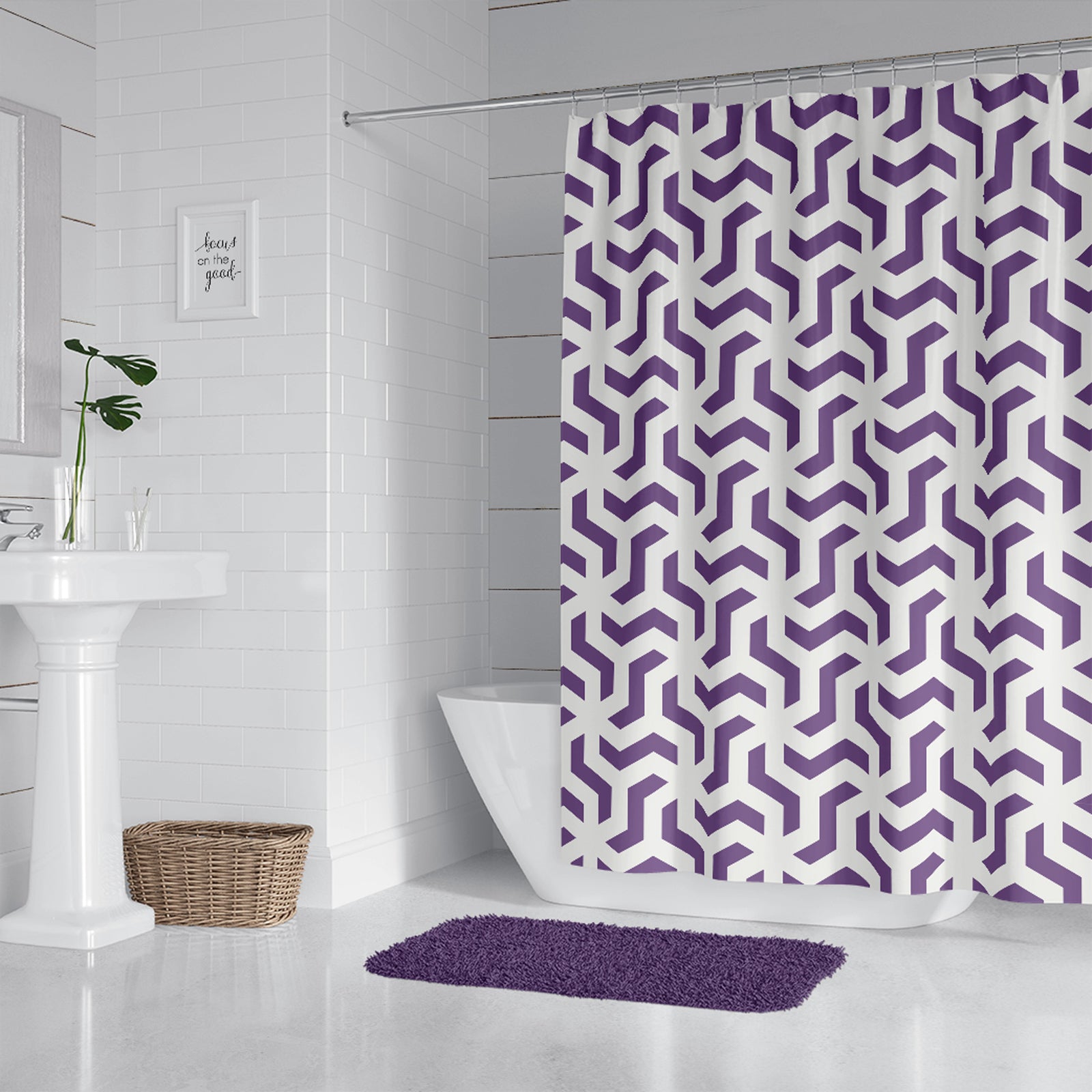 Purple Shower Curtains