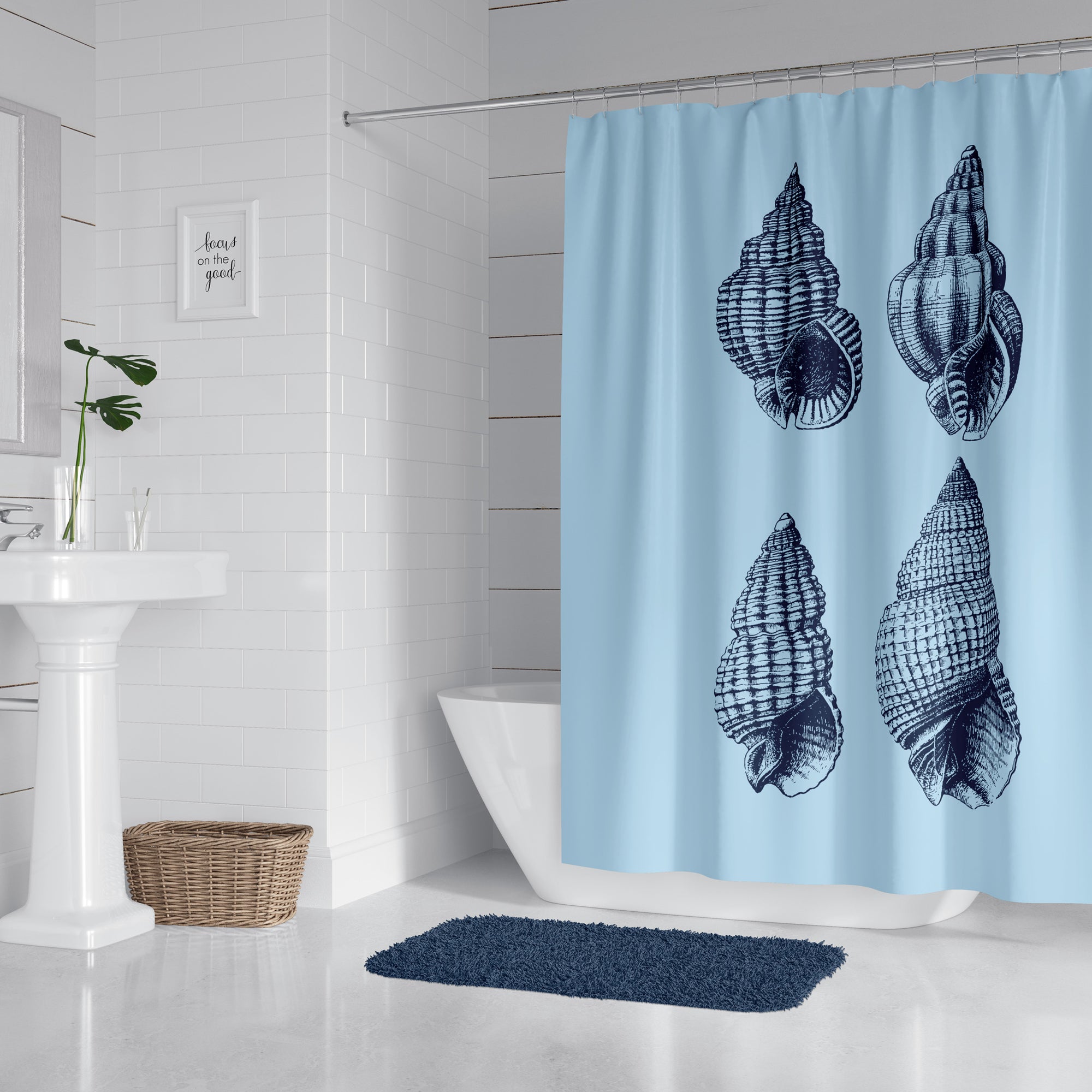 Beach and Tropical Shower Curtains