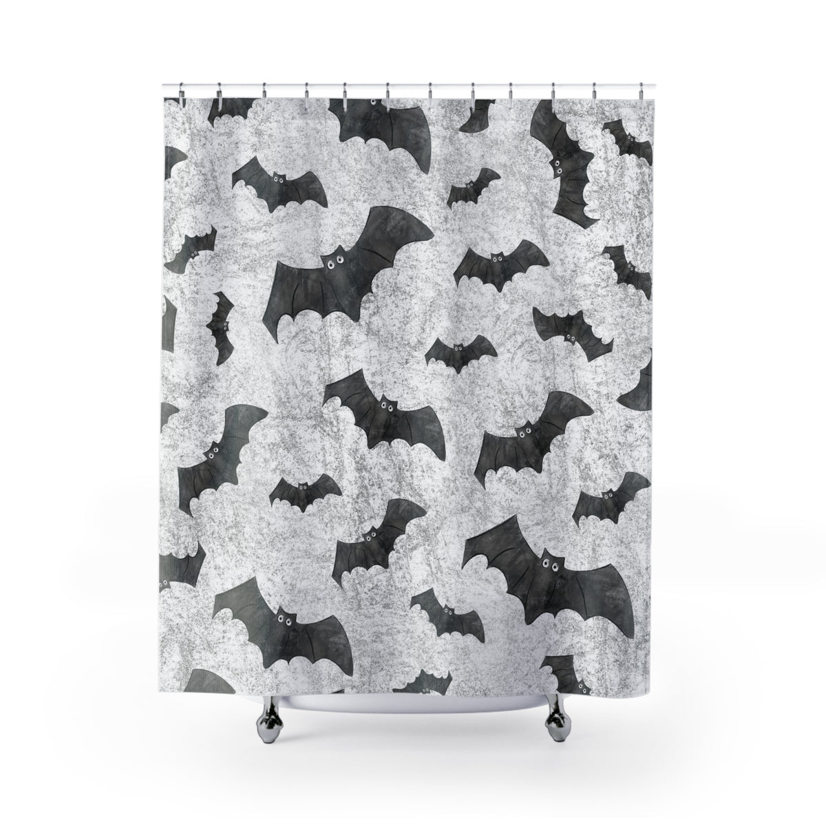 Not So Scary Bat Halloween Shower Curtains