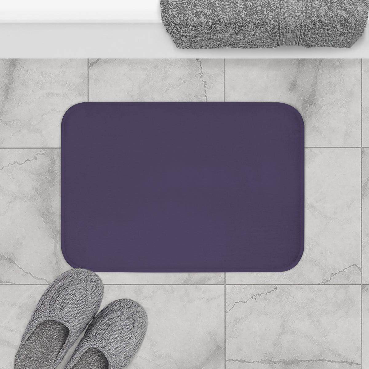 Dark Purple Bath Mat