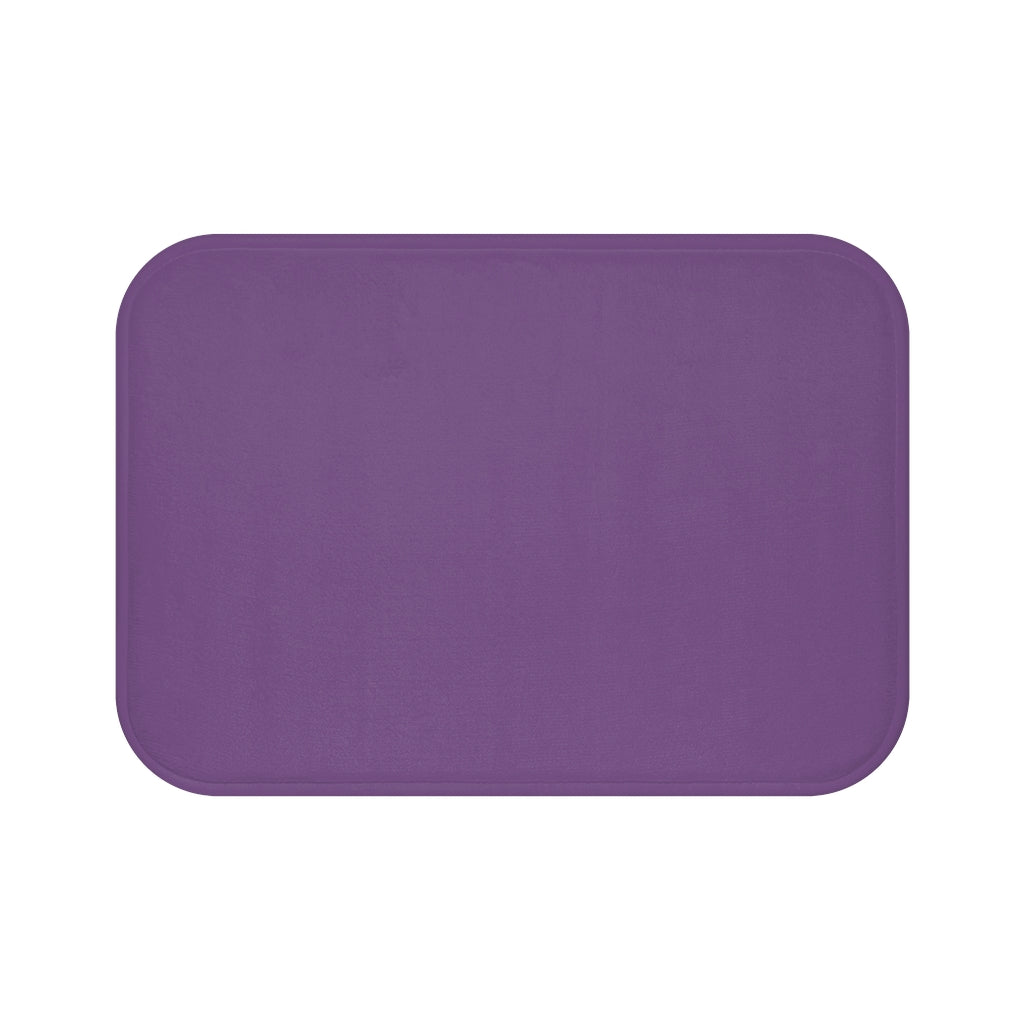 Purple Bath Mat Close Up