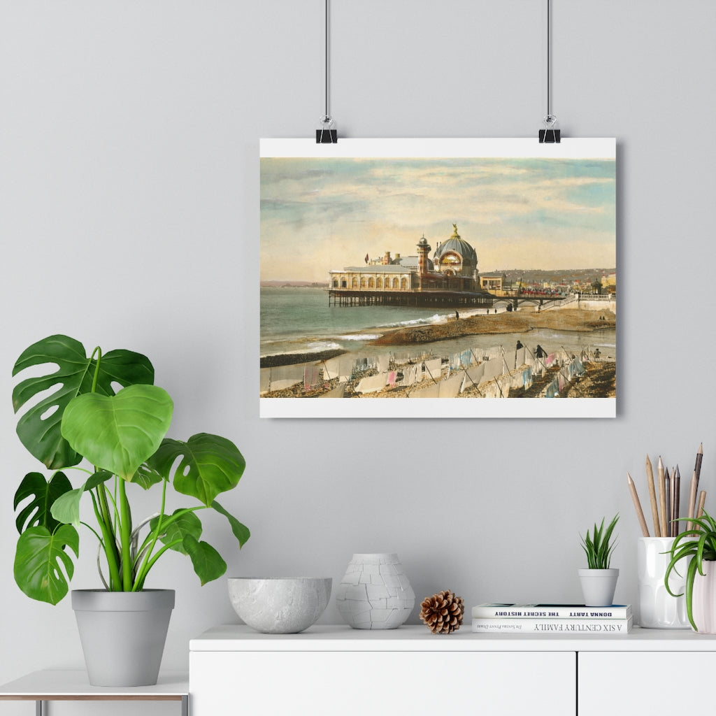 Vintage French Pier Giclée Art Print