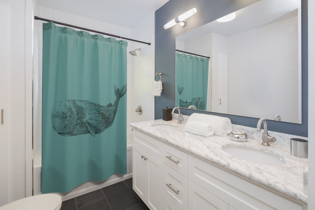 Whale Shower Curtain