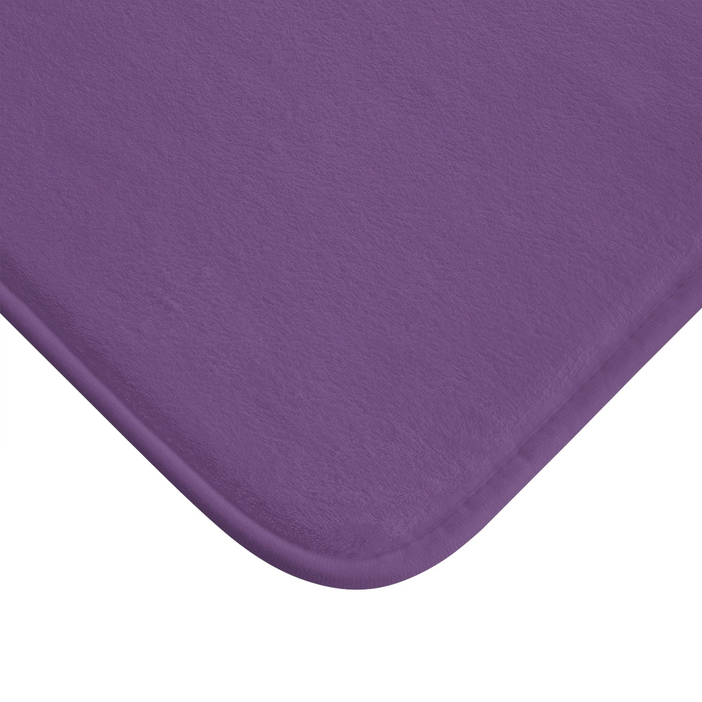 Purple Bath Mat Close Up
