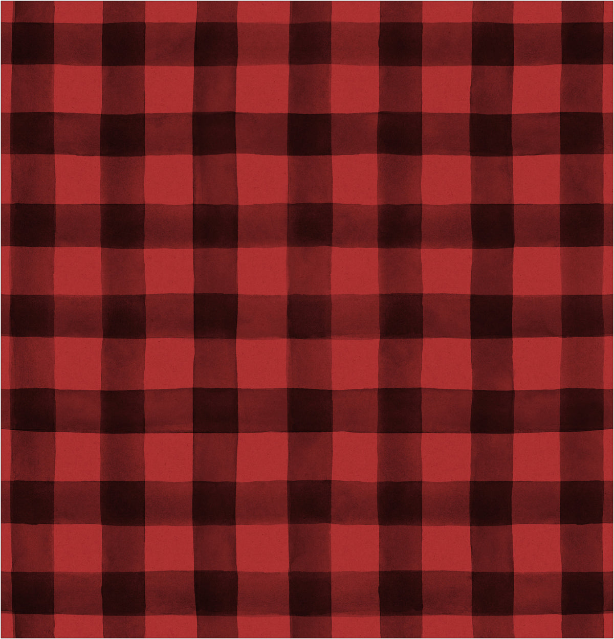 Red Buffalo Plaid Shower Curtain