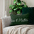 Green Cocoa & Mistletoe Throw Pillow