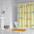 Birds On A Wire Yellow Shower Curtain