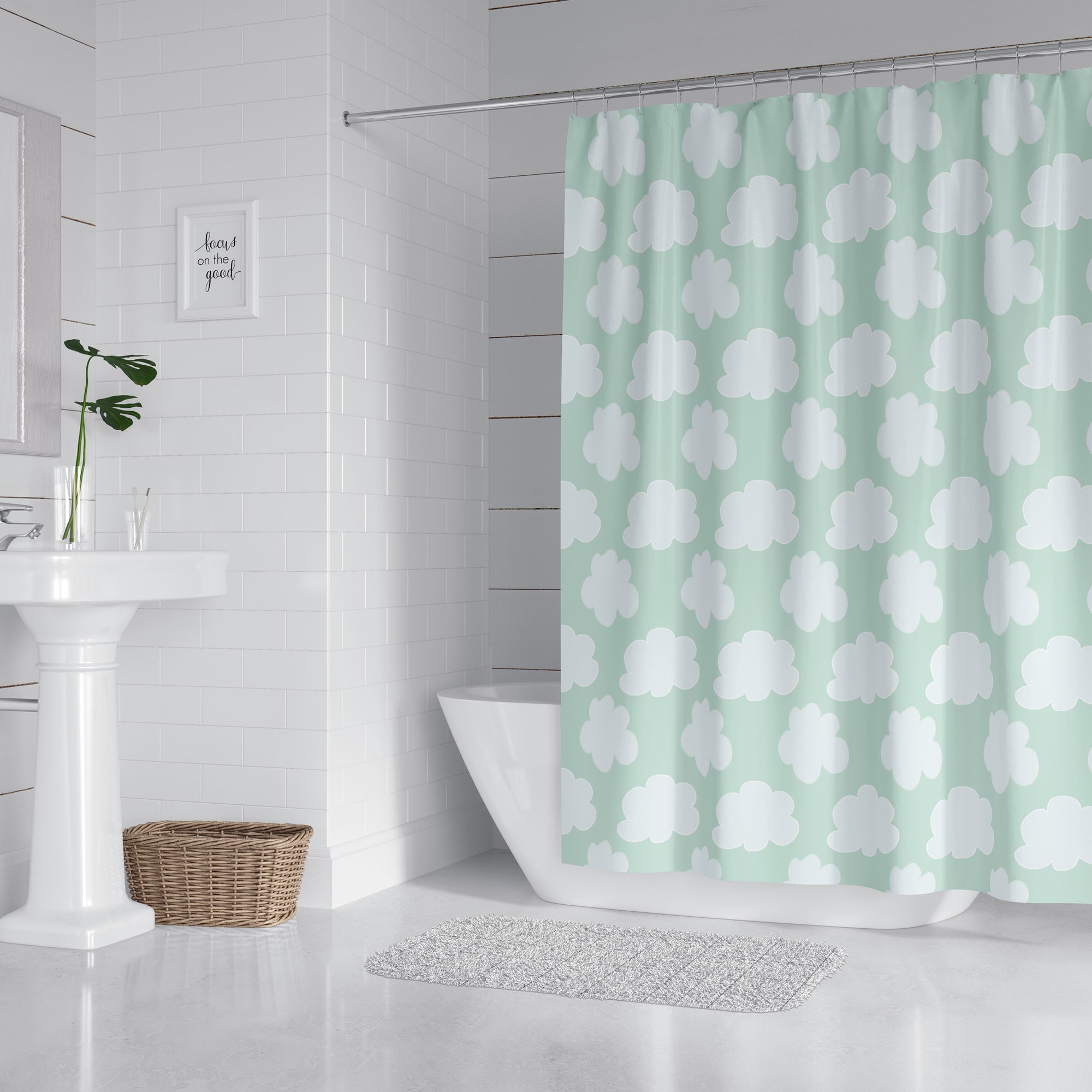 Cloudy Day Shower Curtain